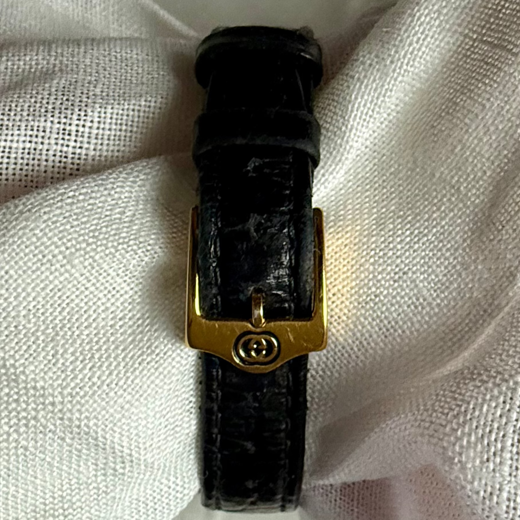 Vintage Gucci Black Dial Watch