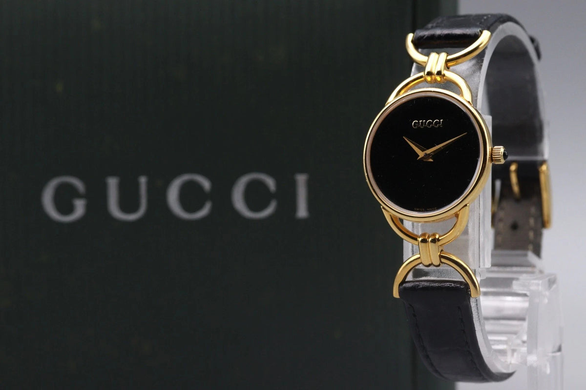 Vintage Gucci Black Dial Watch